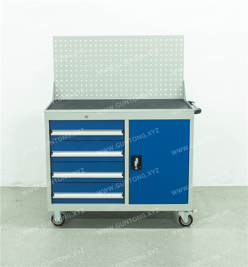 带挂板四抽一门Tool Cart