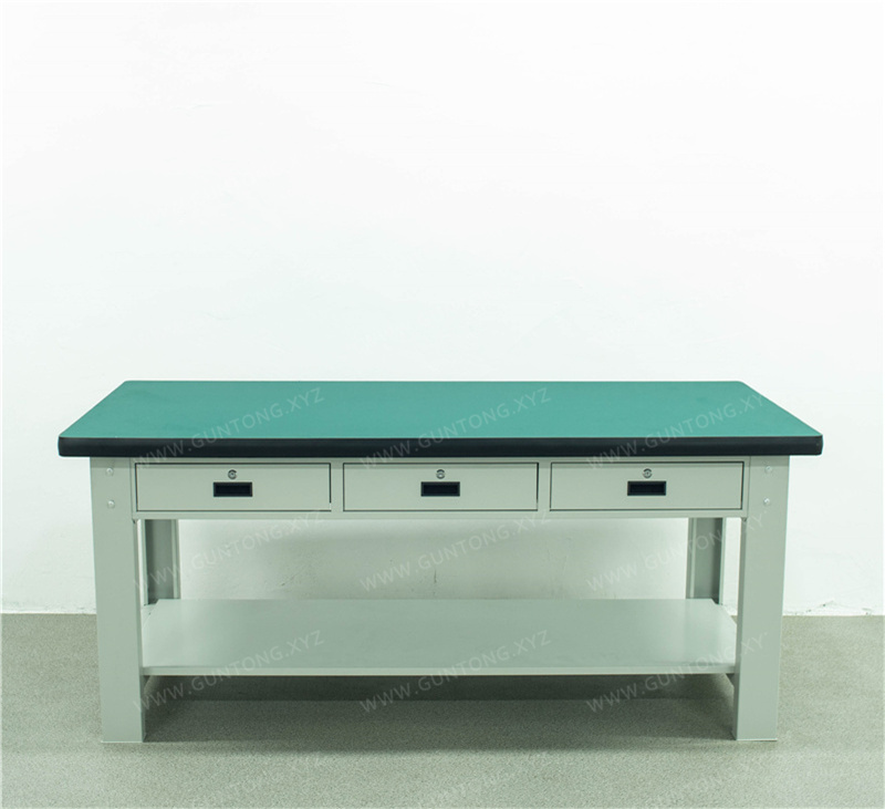 双层三抽屉双挂板复合Workbench