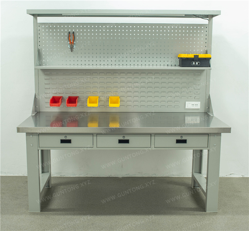 三抽双挂板不锈钢Workbench
