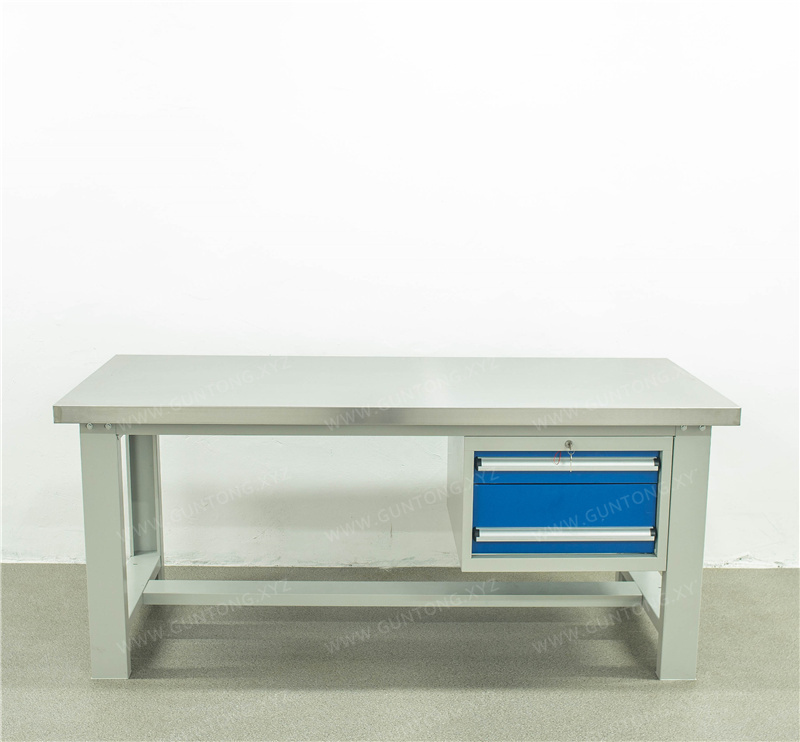 两抽不锈钢Workbench带拉挡