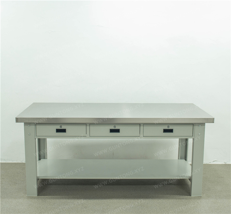 双层三抽屉不锈钢Workbench