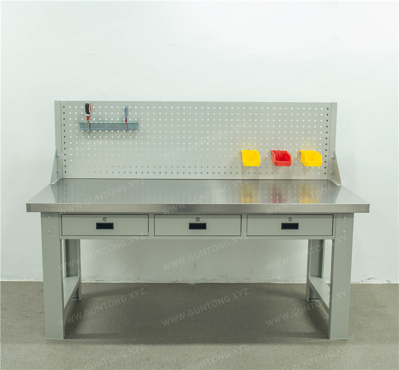 单挂板三抽不锈钢Workbench