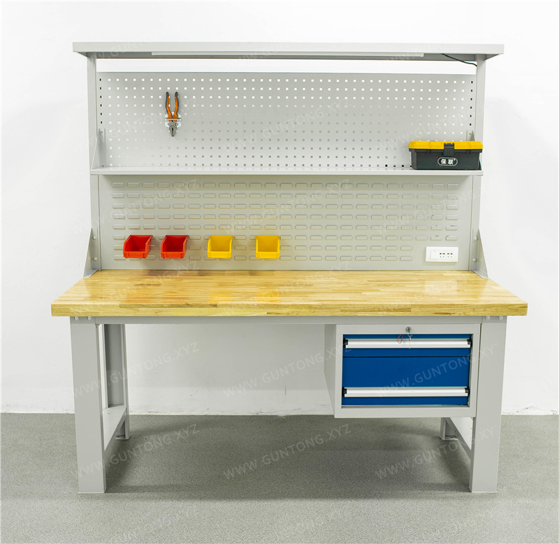 两抽双挂板榉木Workbench
