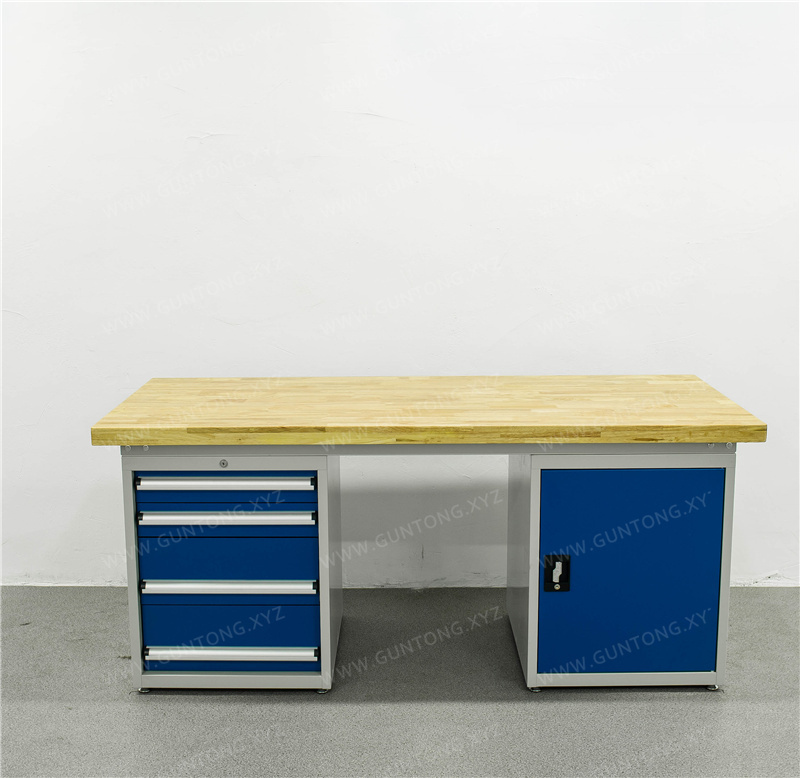单门四抽落地柜榉木Workbench
