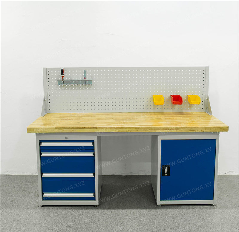 单门四抽柜榉木Workbench带单挂板