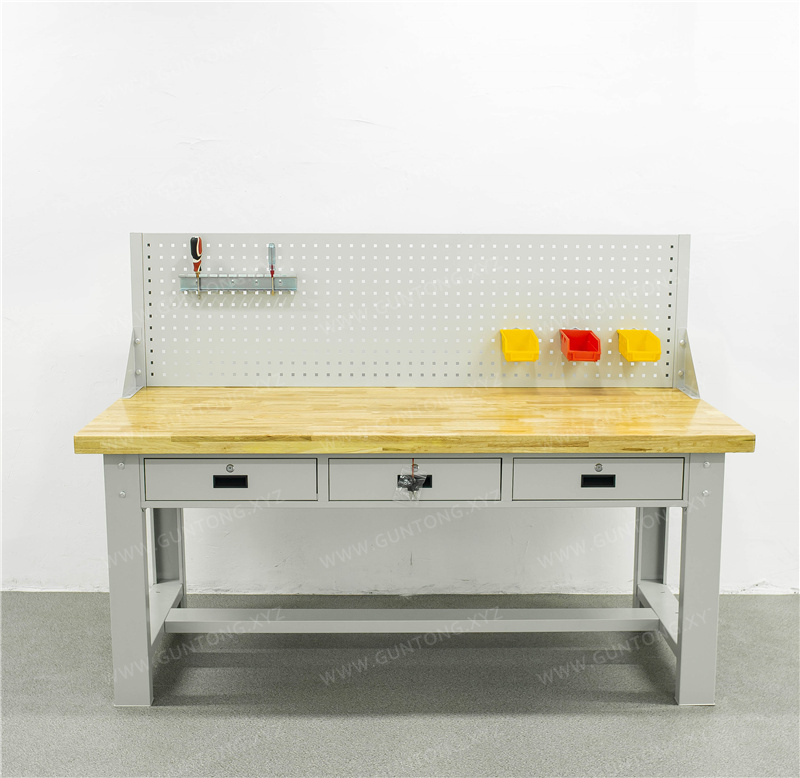 单挂板三抽拉挡榉木Workbench