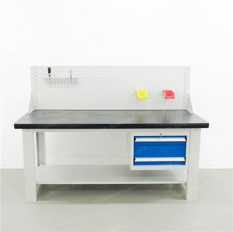 两抽单挂板铁板Workbench带层板