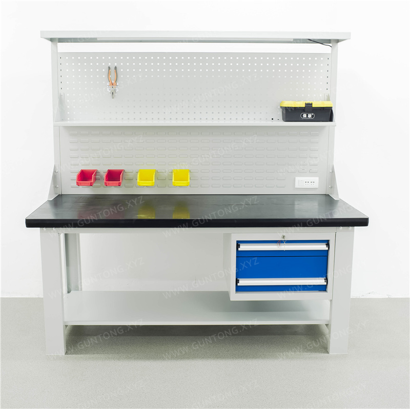 两抽双挂板铁板Workbench带层板