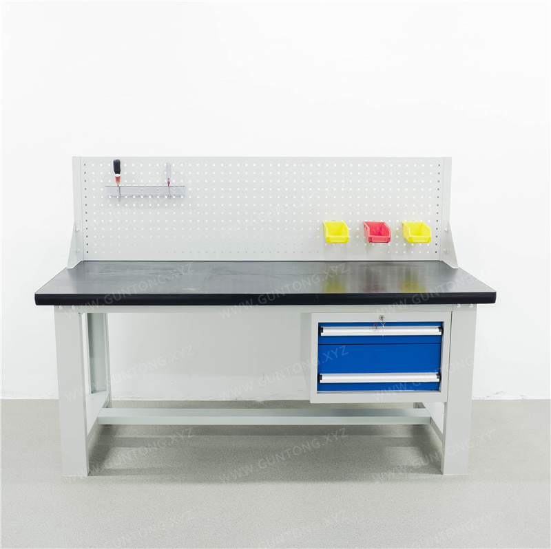 拉挡两抽单挂板铁板Workbench