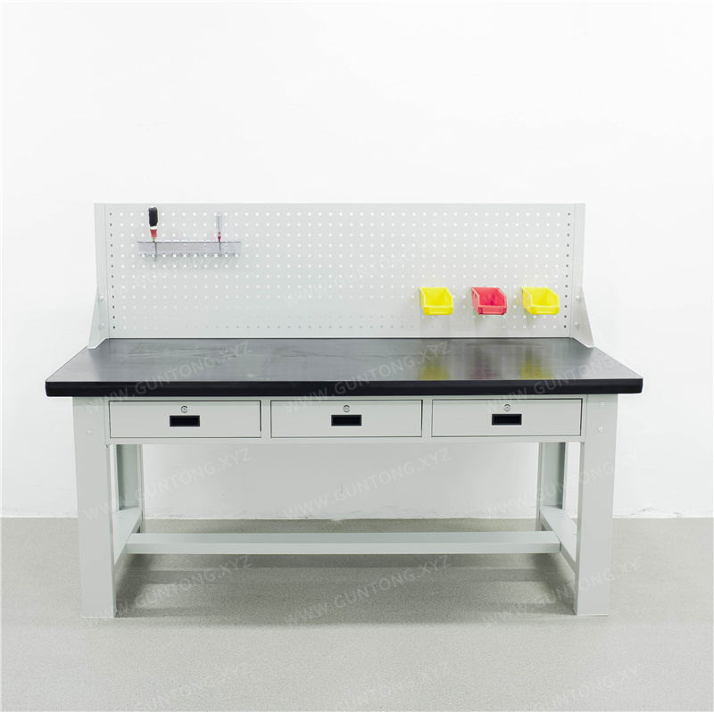 拉挡三抽单挂板铁板Workbench