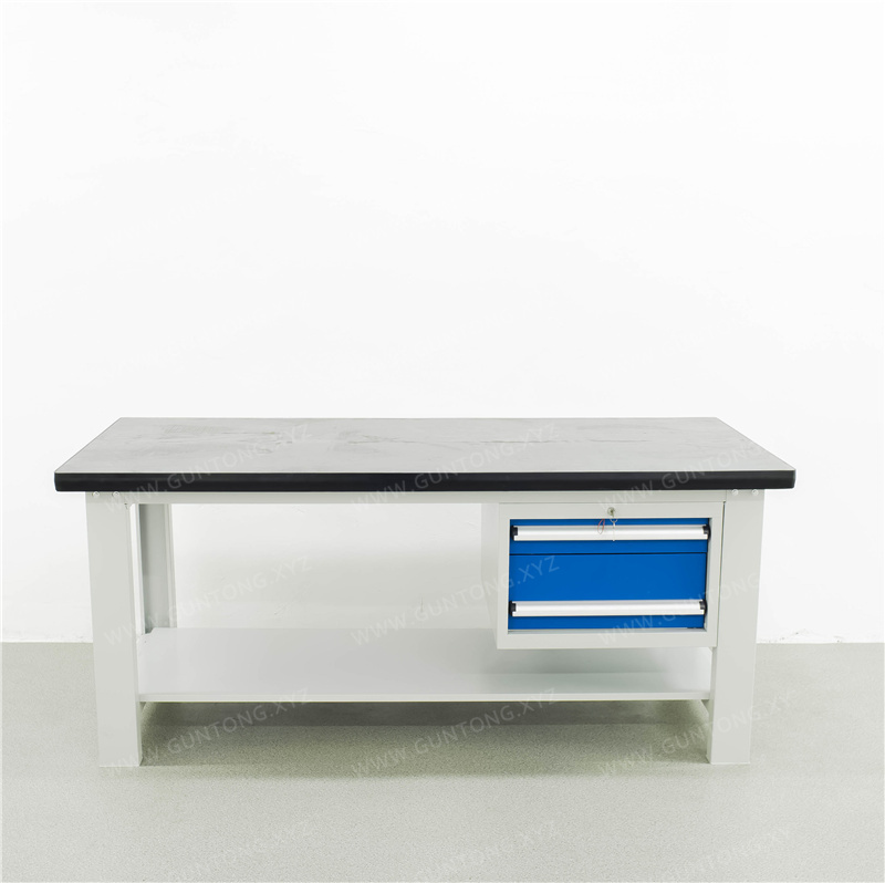 双层两抽屉铁板Workbench