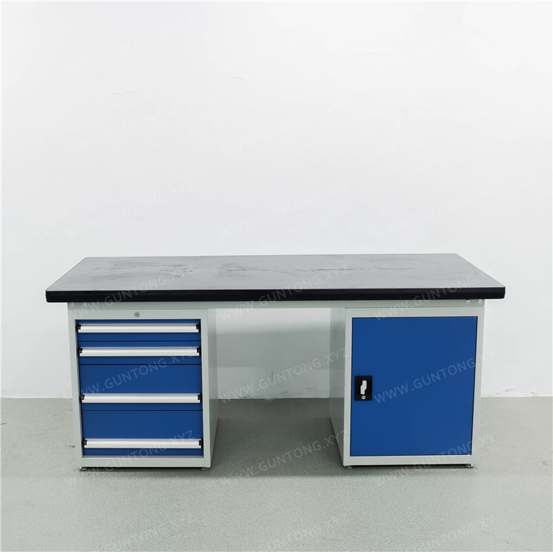 无挂板单门四抽铁板Workbench